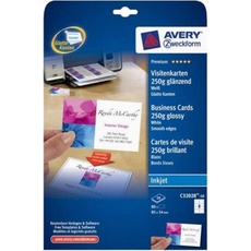 Avery, Kopierpapier, Premium Visitenkarten (240 g/m2, 10 x, A4)