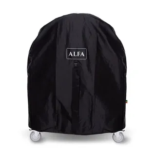 Alfa Forni Grillabdeckung Größe für Moderno 2 Pizze Kunststoff/Polyester schwarz