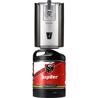 Bundle aus PerfectDraft Pro Zapfanlage + PerfectDraft Fass (Jupiler) - Zapfanlage für Zuhause. Inklusive 5 Euro Pfand.