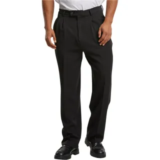 Urban Classics Herren Hose Double Pleated Dressed Pants, lässige Hose für Männer, Loose Fit, Größen 28-44