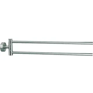 Handtuchhalter Axial zweiarmig, Edelstahl matt