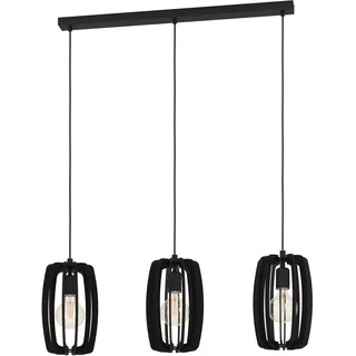 EGLO Bajazzara 3-flg. 19 cm rund schwarz