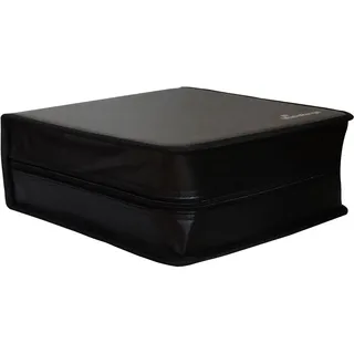 MediaRange Archivierungsmappe für 200 Discs, Kunstleder, schwarz,