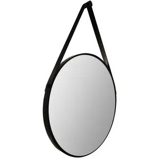 Talos Badspiegel Black Style«, Durchmesser: 50 cm, mattschwarz lackiert schwarz Runde Formen Aktuelle Wohntrends