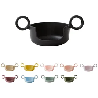 Design Letters Griff für Baby und Kinder Persönliche Eco Becher (Schwarz) - BPA-frei und BPS-frei. Erleichtert dem Kind das Trinken der Tasse. Spülmaschinenfest, leicht, 17 g.