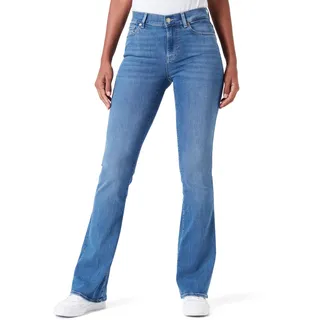 7 For All Mankind Women's Bootcut Bair Stream Jeans, Light Blue, 52