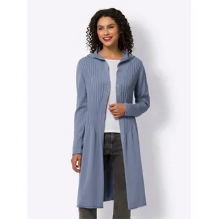 Heine Strickmantel in taubenblau | Gr.: 40