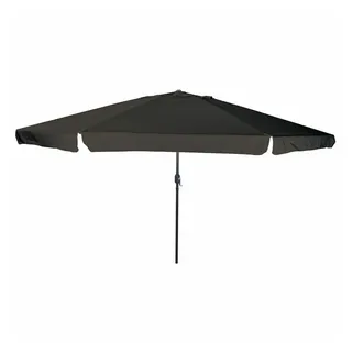 vidaXL Gartenparasol Ø 245 cm Schwarz