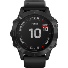 Bild fenix 6 Pro schwarz mit schwarzem Armband