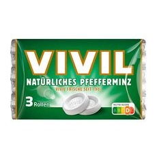 VIVIL® Pfefferminz mit Zucker Bonbons 84,0 g