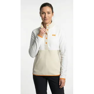 HELLY HANSEN Daybreaker Pullover Sweatshirt Colorblocking Kitt/Orange/Weiß XS