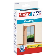 Bild Fliegengitter Insect Stop STANDARD für Türen - 2-tlg Insektenschutz Tür Anthrazit