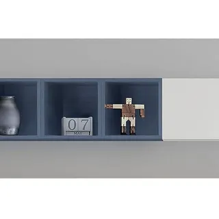 LC Spa Paar offene Fächer Eiche Blau