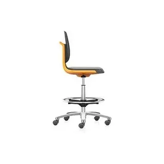 bimos Arbeitsdrehstuhl Labsit orange, schwarz Kunstleder