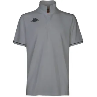 Kappa Barli Kurzarm-poloshirt Grau/Schwarz XL