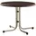 Gartentisch Rund Ø 86 x 72 cm champagner/schieferdekor mocca