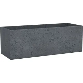 Scheurich Pflanzgefäß C-Cube Long 80 cm Stony Black