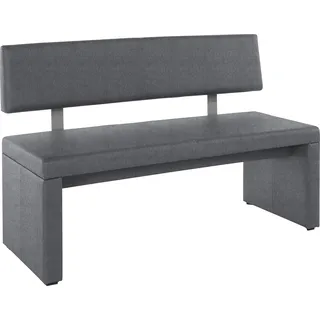 OTTO home Polsterbank Charissa Grau 160 x 90 x 53 cm