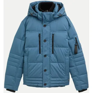 Tom Tailor Herren Pufferjacke mit Abnehmbarer Kapuze