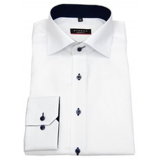Bild Modern Fit Hemd in weiß unifarben, weiß, 45
