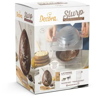 Decora 0050180 Slurp Set of 2 Egg Moulds 250 g with 4 Moulds