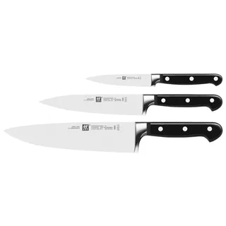 Zwilling Professional S Messerset 3-tlg. 3 cm Schwarz