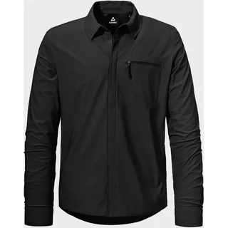 Schöffel Jersey Shirt Style Calmay Hemd Schwarz 50