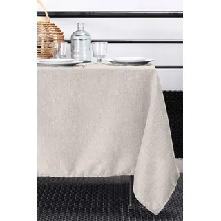 Lovely Casa – Tischdecke – Modell Bea – Leinen – 140 x 240 cm – 100% Polyester