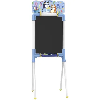 Chicos - Bluey Kindertafel 2 in 1 | Reversible Standtafel & Kreidetafel mit Zubehör | Maltafel & Whiteboard für das Kinderzimmer für Kinder ab 3 Jahren (53053)