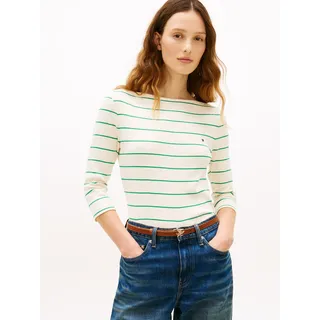 Tommy Hilfiger New Cody Slim Boat-Neck Grün XS