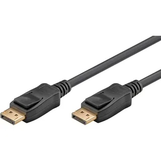 goobay DisplayPort Kabel 2.x/Ultrahohe 8K-Auflösung, 1m, DP Kabel für Gaming & Home Entertainment, UHBR10, Hohe Datenraten, HDR-Unterstützung, Scharfe Kontraste 74747