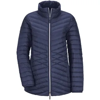 GOLDNER Steppjacke »Herbstjacke mit Daunen, Stehkragen«, blau