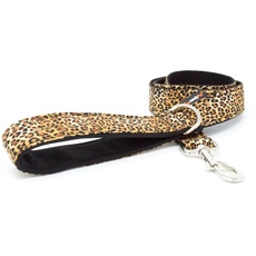 candyPet® Leopard Hundeleine 120 cm mit gepolstertem Griff
