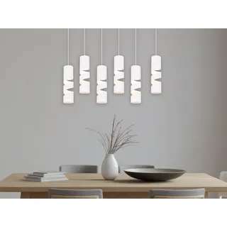 LED Balkenpendelleuchte Esstisch mehrflammige Küchenlampe hängend Weiß, B: 100cm