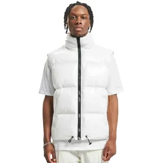 Def Shiny Puffer Weste - White - 2XL