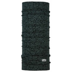Bild Merino Wool Paisley Black Multifunktionstuch - Merinowoll Schlauchtuch, Halstuch, Schal, Kopftuch, Unisex, 10 Anwendungsmöglichkeiten
