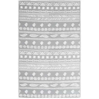 vidaXL Outdoor-Teppich ARAKIL Grau 140x200 cm PP - Grau