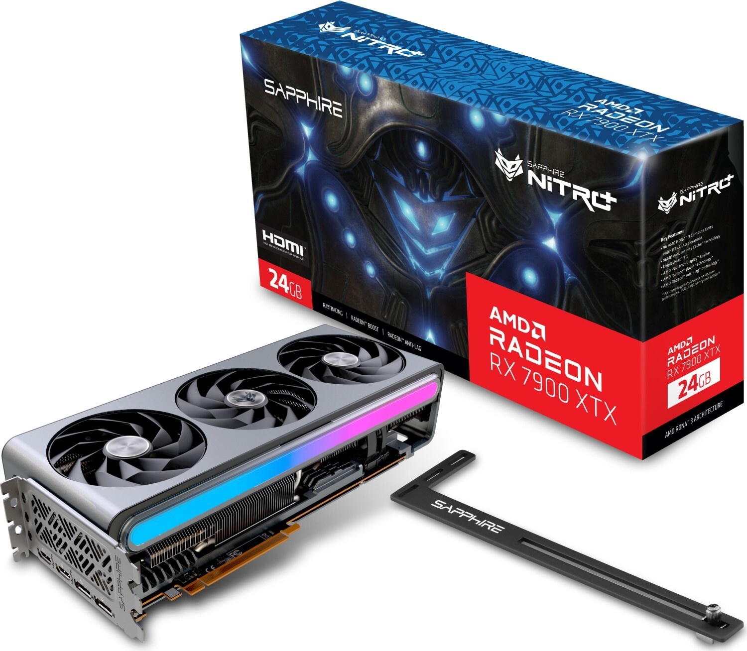 Bild von NITRO+ Radeon RX 7900 XTX Vapor-X 24 GB GDDR6 11322-01-40G