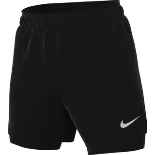 Nike Challenger Vielseitige 2-In-1-Shorts Mit Dri-Fit-Technologie (Herren, Ca. 18 cm), Black/Black/Black/Reflective Silv, HJ3588-010, M