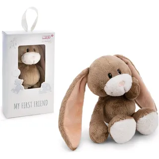 NICI Kuscheltier Hase Lopino, 20cm in Geschenk - braun