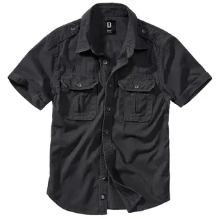 Brandit Textil Kurzarmhemd Schwarz 7XL
