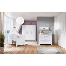 Bild von Kinderzimmer Nordic White 3-tlg. mit 3-türigem Schrank