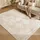 Boho Teppich 160 230 Schlafzimmer Teppich Wohnzimmerteppich rutschfesterteppich waschbarerteppich flauschig Dekoration Wohnzimmer cappuccinobeige TAR029K01