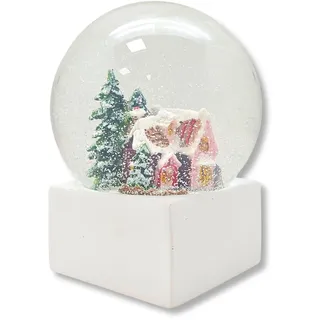Schneekugel Weihnachten | Zuckerbäckerhaus | B: 10 cm | 20128