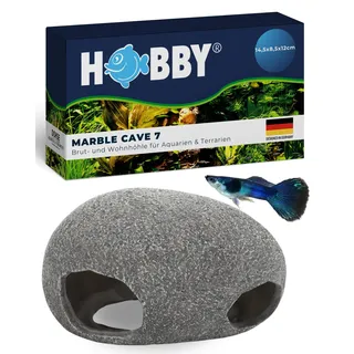 Hobby Marble Cave 7 × Brut- und Wohnhöhle für Aquarien und Terrarien