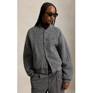 Polo Ralph Lauren für Damen. 211B30888001 Jacke aus grauer Wolle und Kaschmir (XS), Lässig