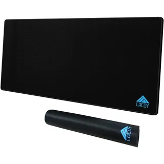 Cacoy 1000x400 mm Großes Gaming-Mauspad XXL, Multifunktional Computer-Mauspad für Office, Verlängert Gaming Mausmatte, Anti Rutsch Schreibtischunterlage für Büro und Zuhause, Schwarz