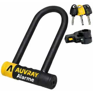 Auvray Alarm Bügelschloss - Black / Yellow - x mm