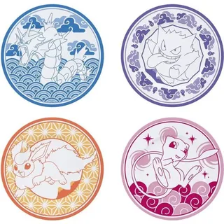 ABYstyle POKEMON - Set of 4 Plates - Japanese Style