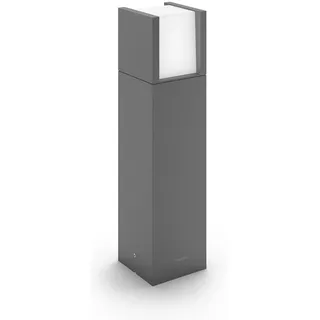Philips Sockelleuchte Aluminium 40,0 cm IP44 wasserfest grau